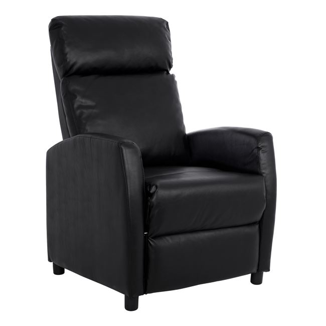 Πολυθρόνα μασάζ “COMFORT RELAX” από PU σε χρώμα μαύρο 67x94x103