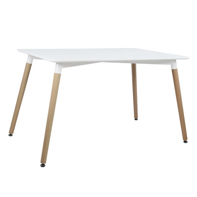 Τραπέζι «MINIMAL» από mdf σε χρώμα λευκό/φυσικό 120x80x73