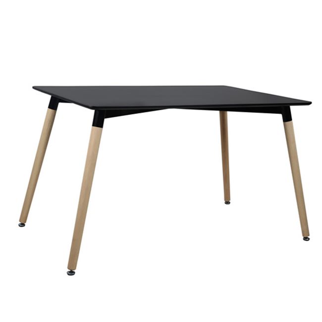 Τραπέζι “MINIMAL” από mdf/ξύλο σε χρώμα μαύρο/φυσικό 120x80x73