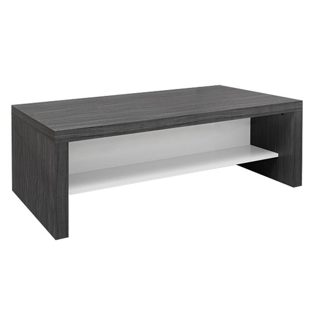Τραπέζι σαλονιού σε χρώμα γκρι/λευκό 120x60x42