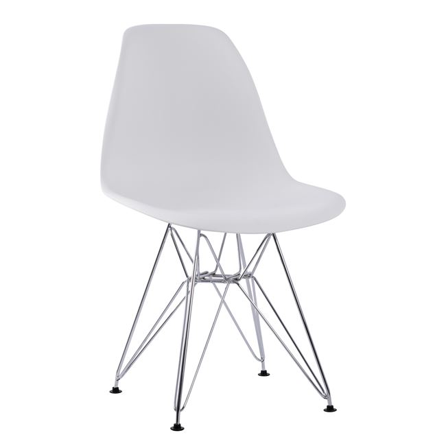 Καρέκλα “TWIST” PP σε χρώμα λευκό 46,5x48x81