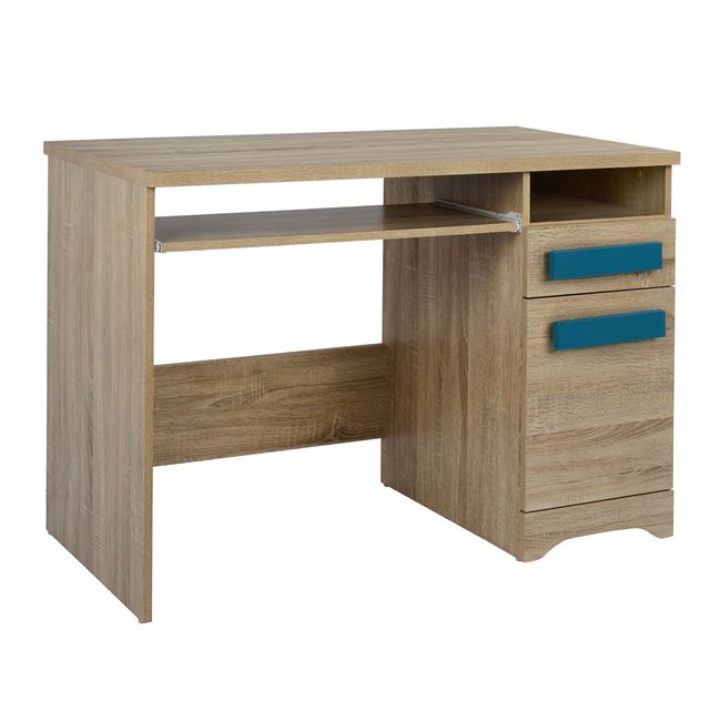 Γραφείο “PLAYROOM” σε χρώμα σονόμα/σιέλ 110x55x76,5