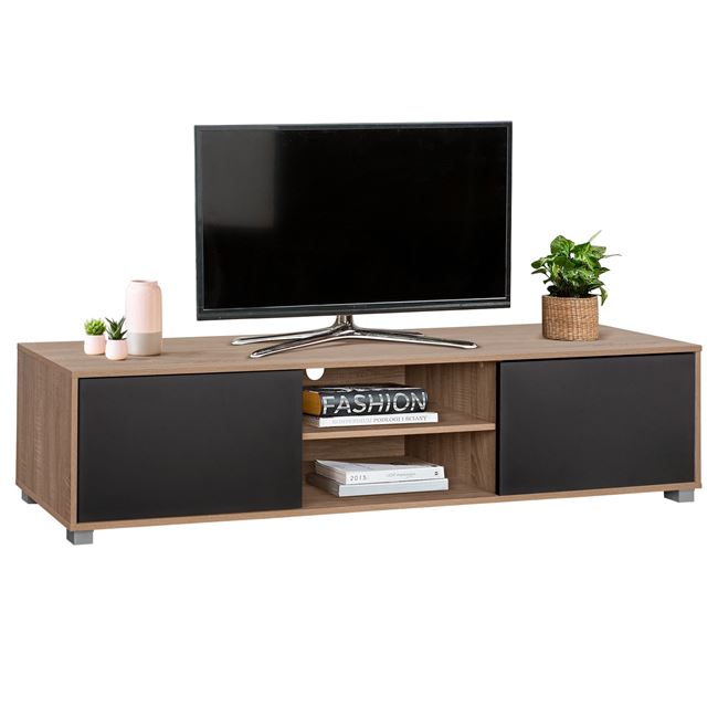 Έπιπλο τηλεόρασης σε χρώμα σονόμα/γκρι 180x40x41
