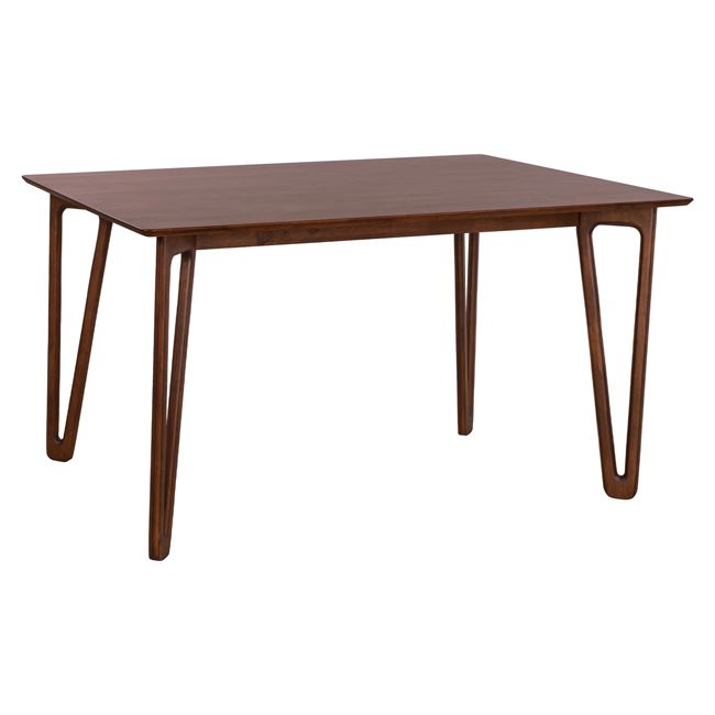 Τραπέζι “VALDIS” από ξύλο σε χρώμα καρυδί 150x90x75