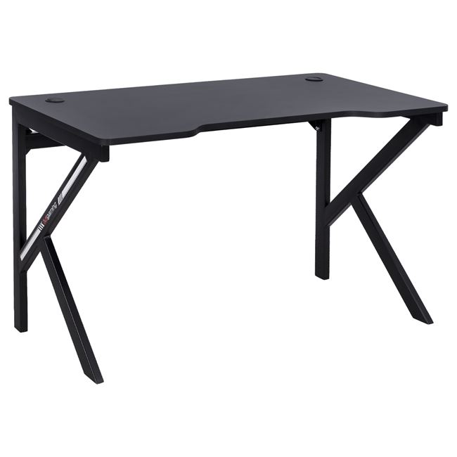 Γραφείο “GAMING PRO” από μέταλλο σε χρώμα μαύρο 120x60x73