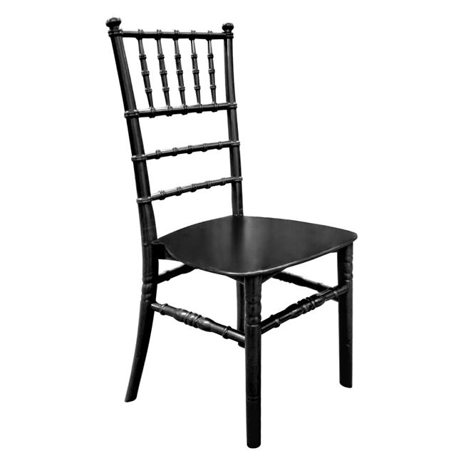 Καρέκλα “TIFFANY” από PP σε χρώμα μαύρο 41x42x92,5