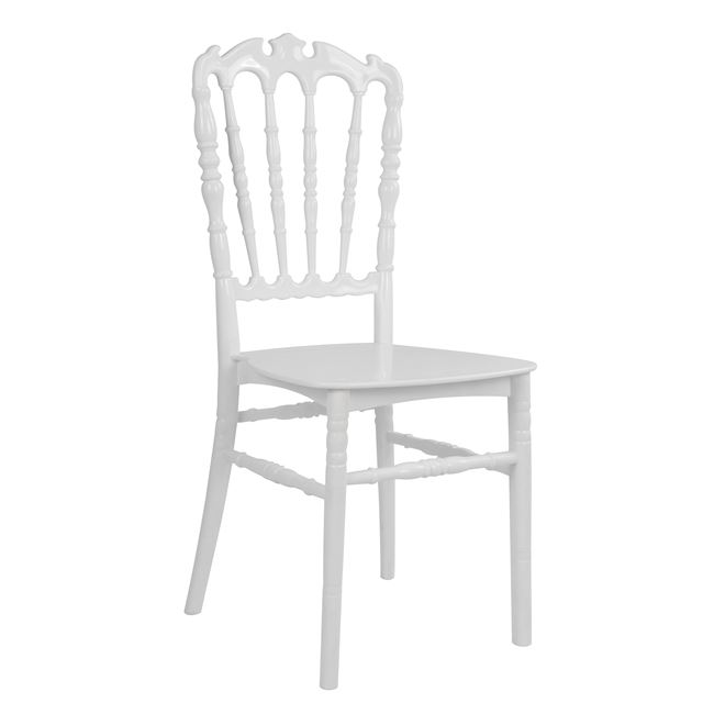 Καρέκλα “KING” από PP σε χρώμα λευκό 40,5x48x94,5