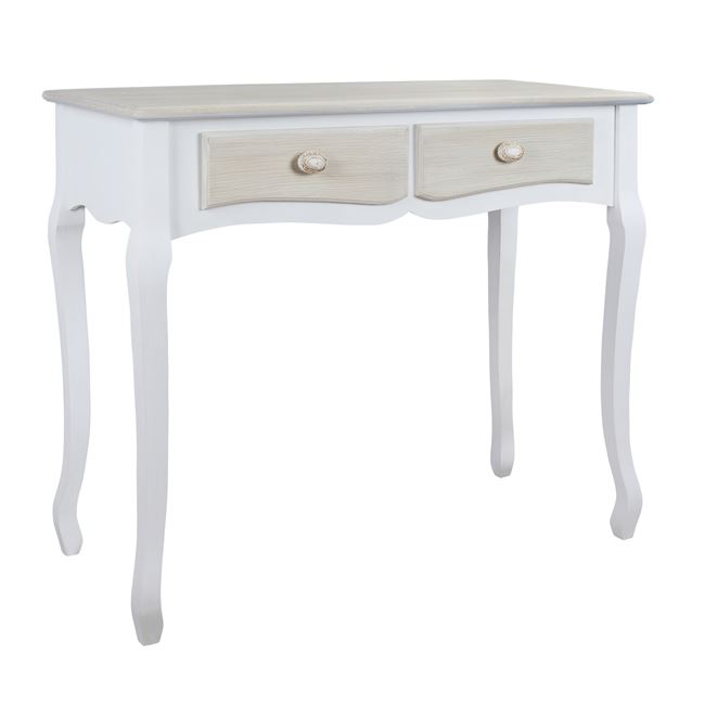 Κονσόλα “MELODY” σε χρώμα λευκή γκρι πατίνα 90x40x78