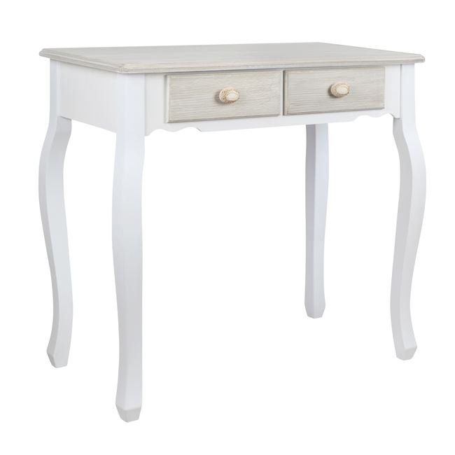 Κονσόλα “MELODY” σε χρώμα λευκή/γκρι πατίνα 75x40x71
