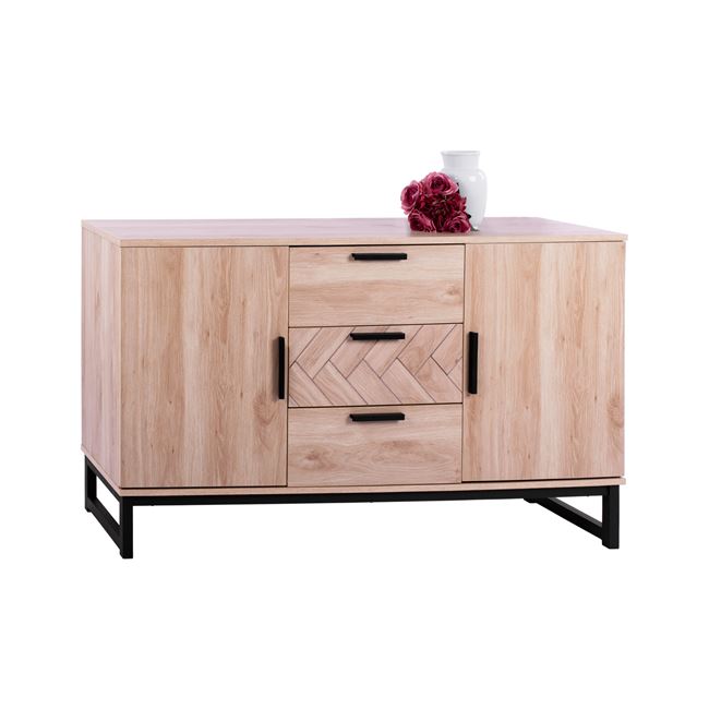 Μπουφές “CHANELLE” σε χρώμα φυσικό 148×39,5×79,5