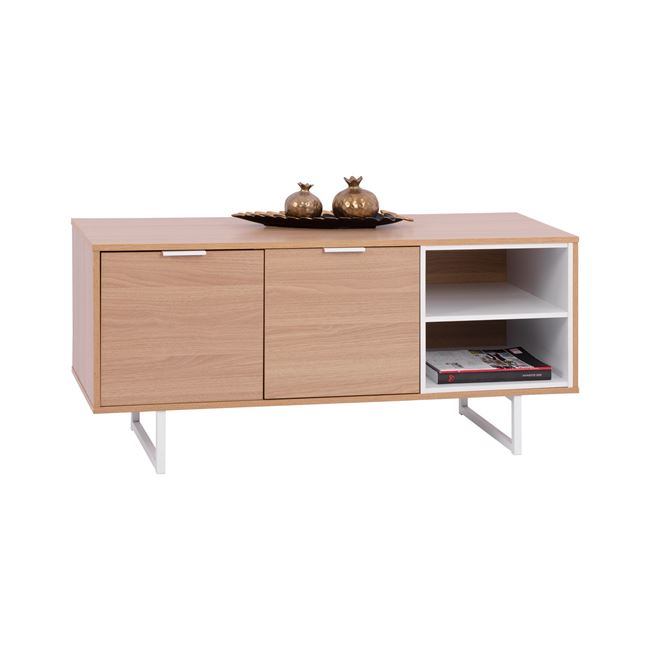 Έπιπλο τηλεόρασης “ANTHEIA” σε χρώμα φυσικό 120×39,5×55,5