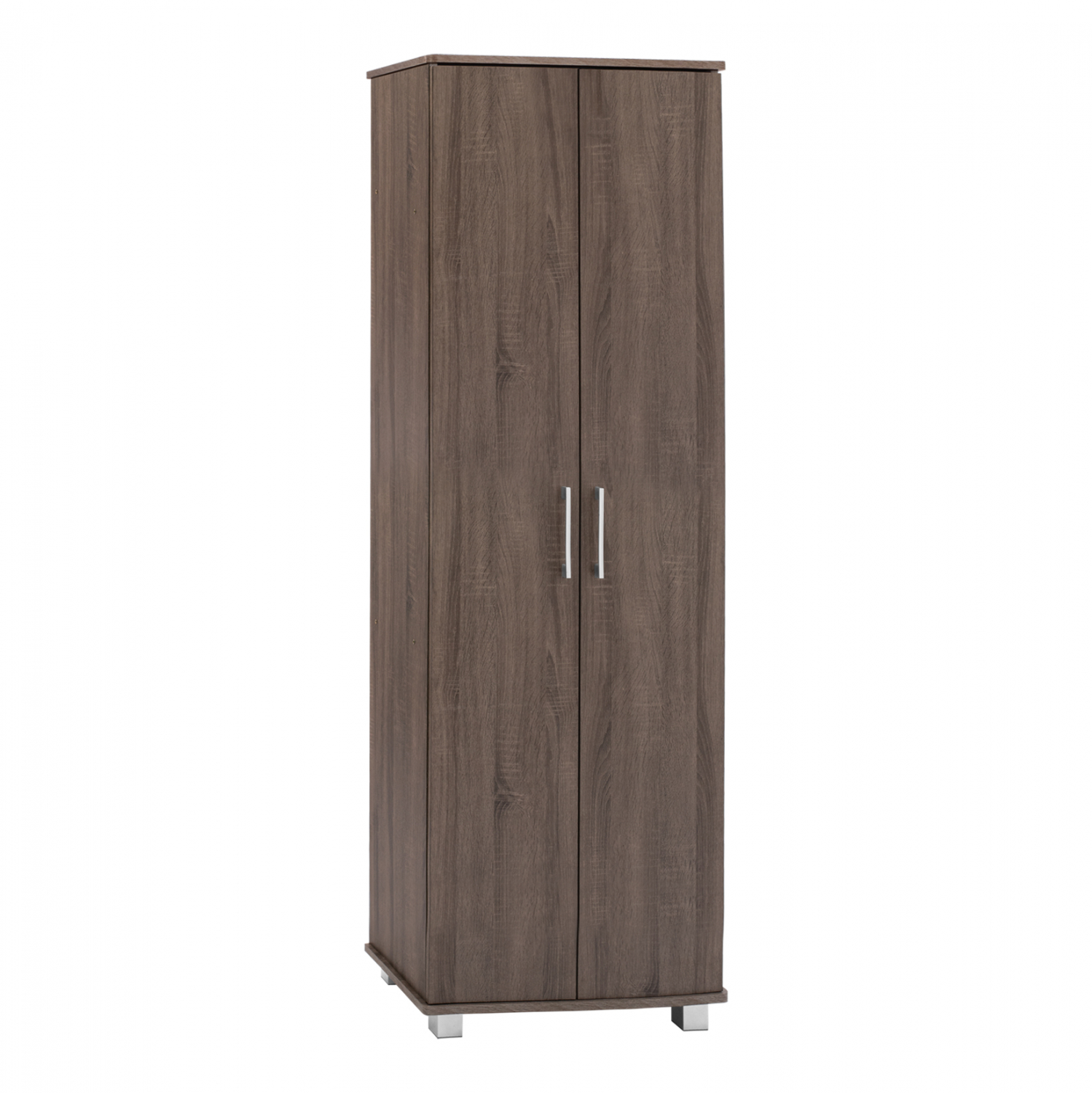 Παπουτσοθήκη-ντουλάπα σε χρώμα καρυδί 60x37x187