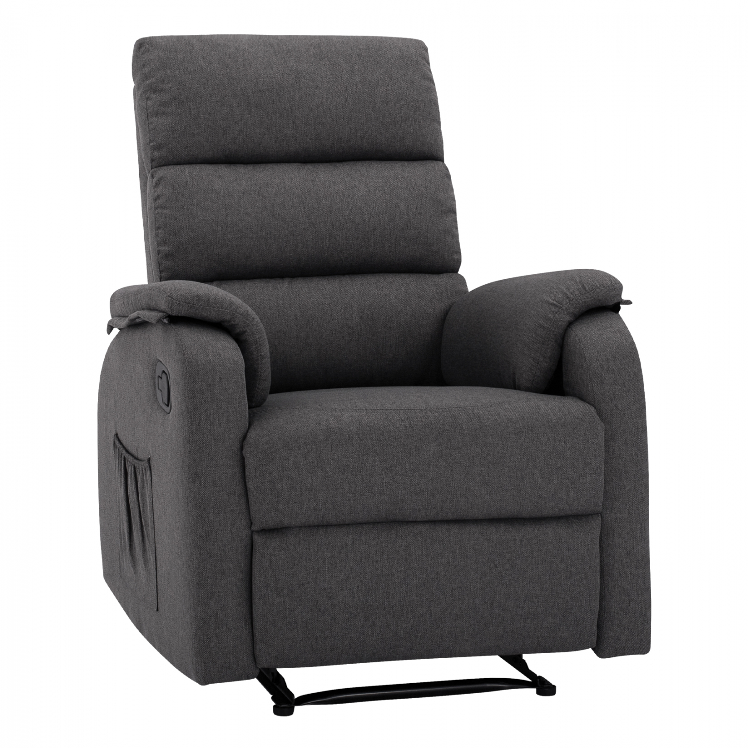 Πολυθρόνα “RELAX” από ύφασμα σε γκρι χρώμα 70x90x97