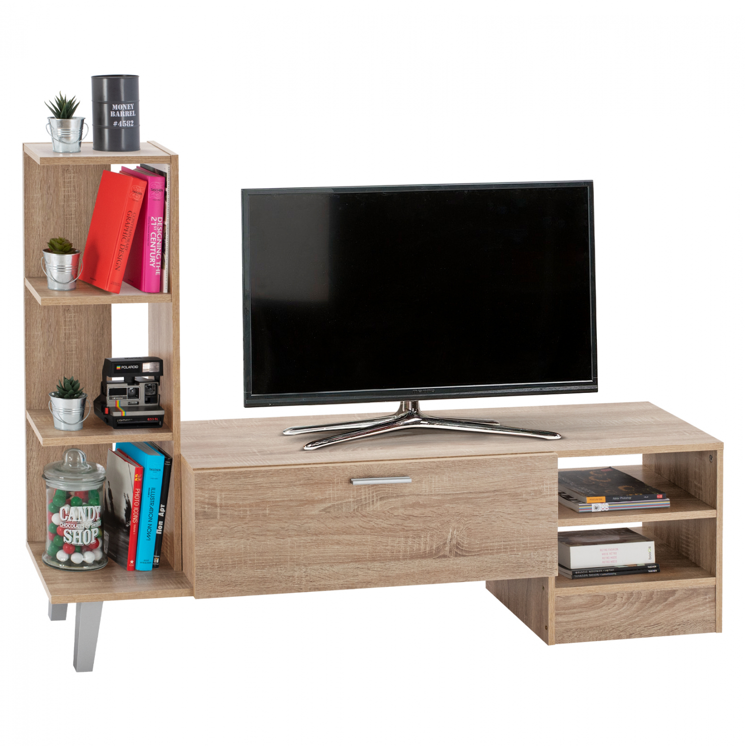 Έπιπλο τηλεόρασης “ADISON” σε sonoma χρώμα 150x36x96