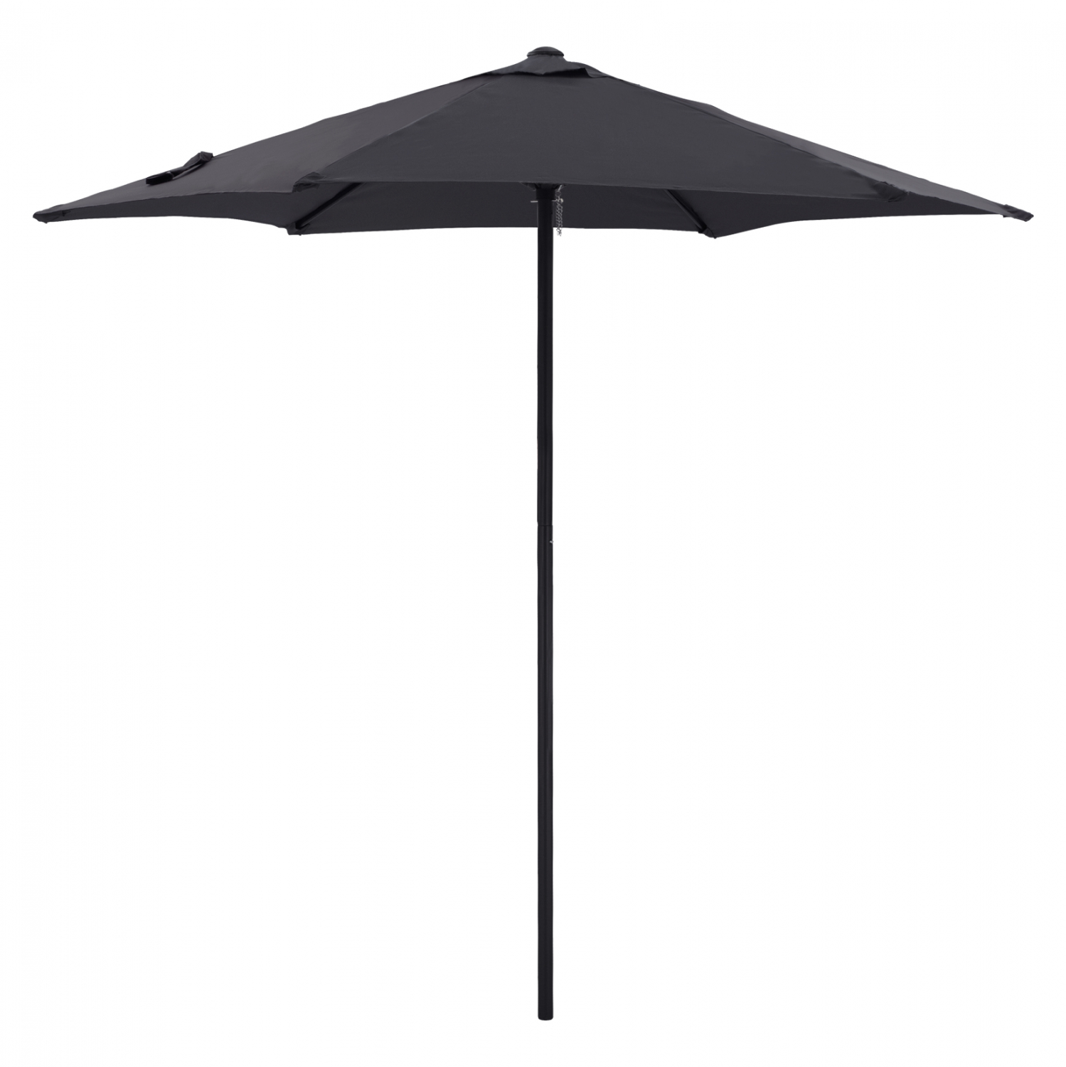Ομπρέλα “KACEN” από αλουμίνιο/πολυεστέρα σε μαύρο/γκρι χρώμα Φ250×236