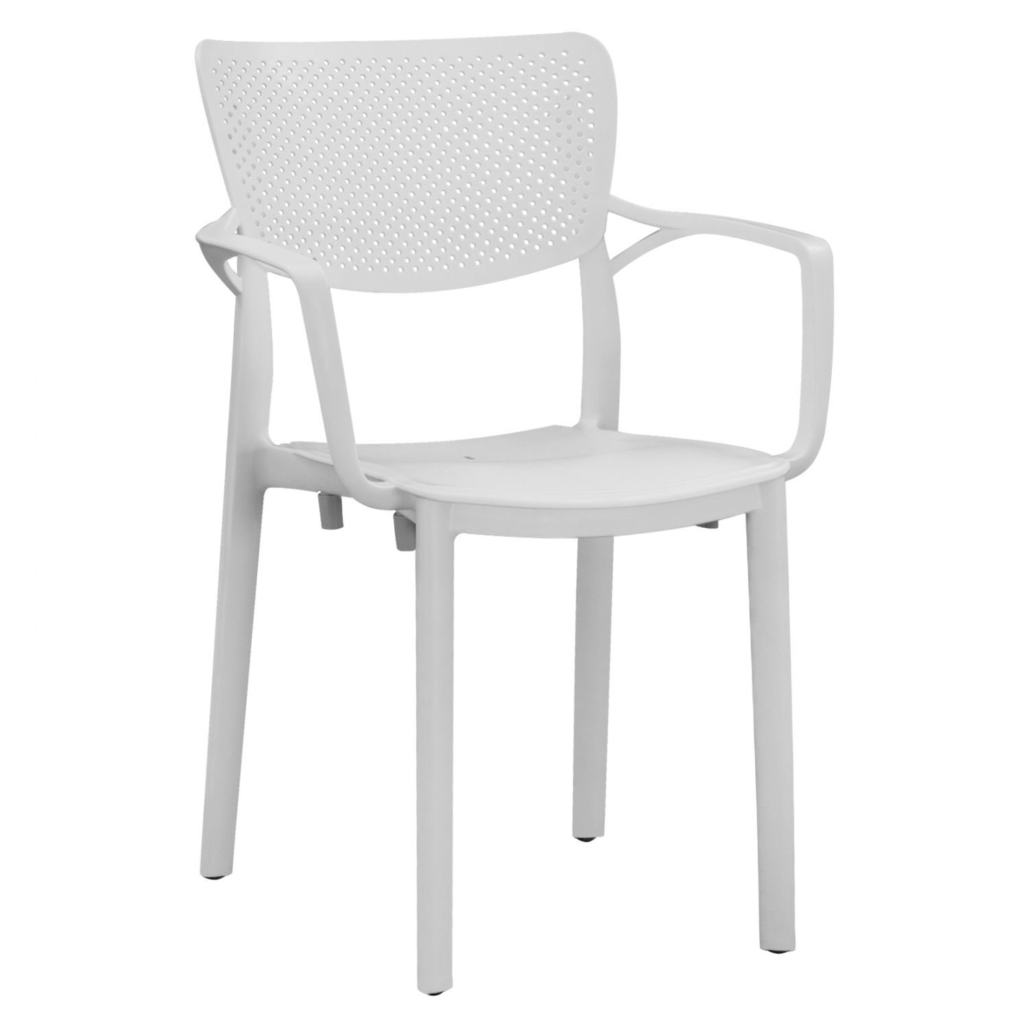 Πολυθρόνα από PP σε λευκό χρώμα 56x50x83