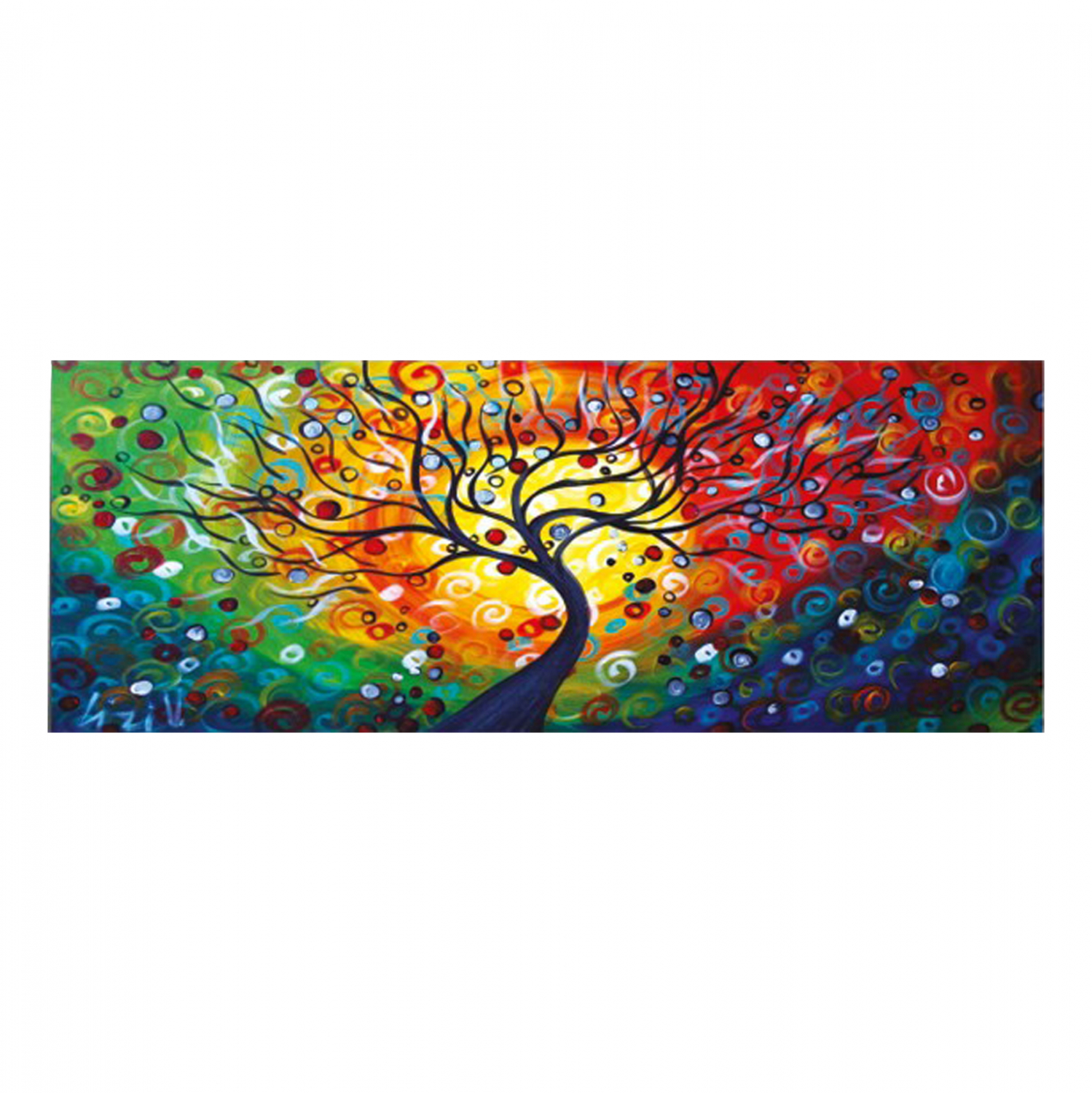 Πίνακας “COLORFUL TREE” σε καμβά πολύχρωμος 80x3x30