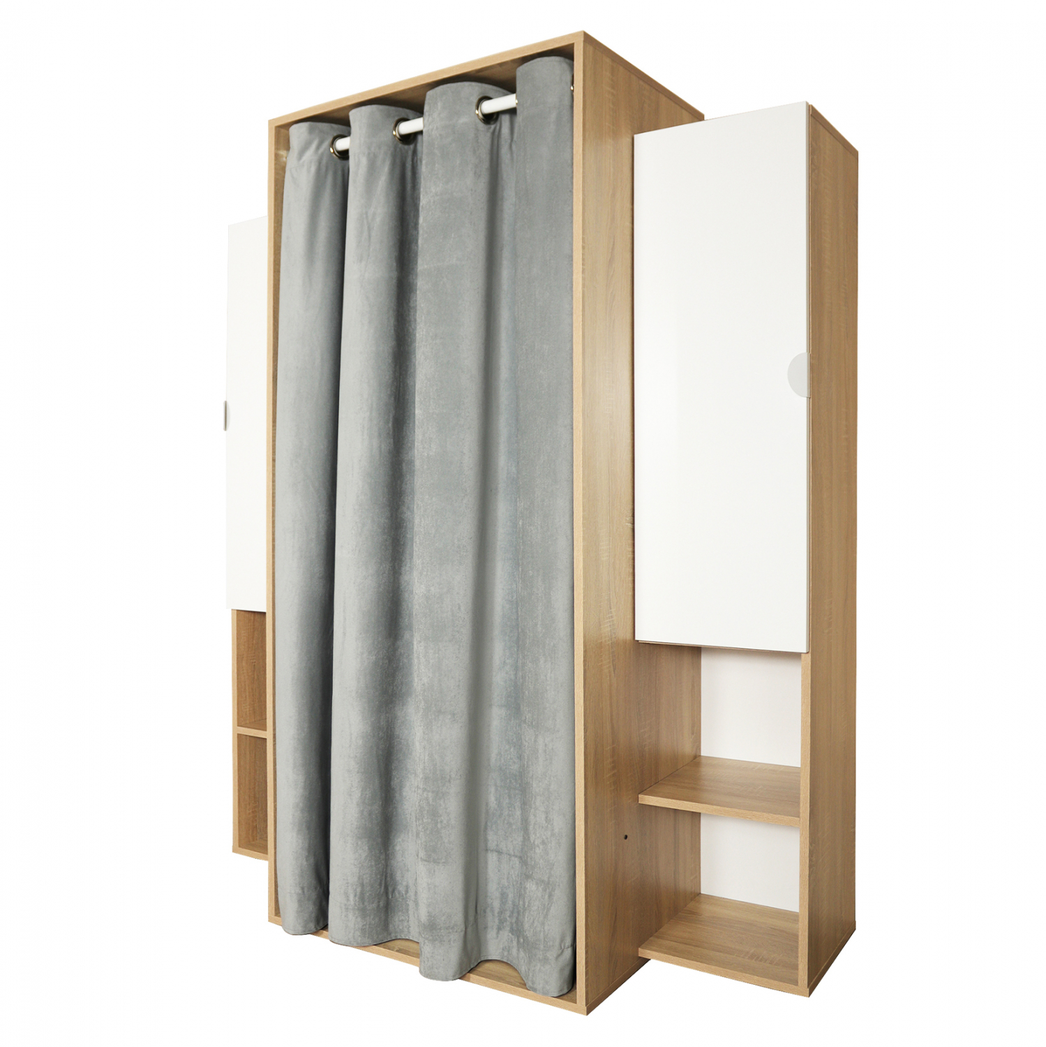 Ντουλάπα τρίφυλλη σε sonoma χρώμα 150x56x184