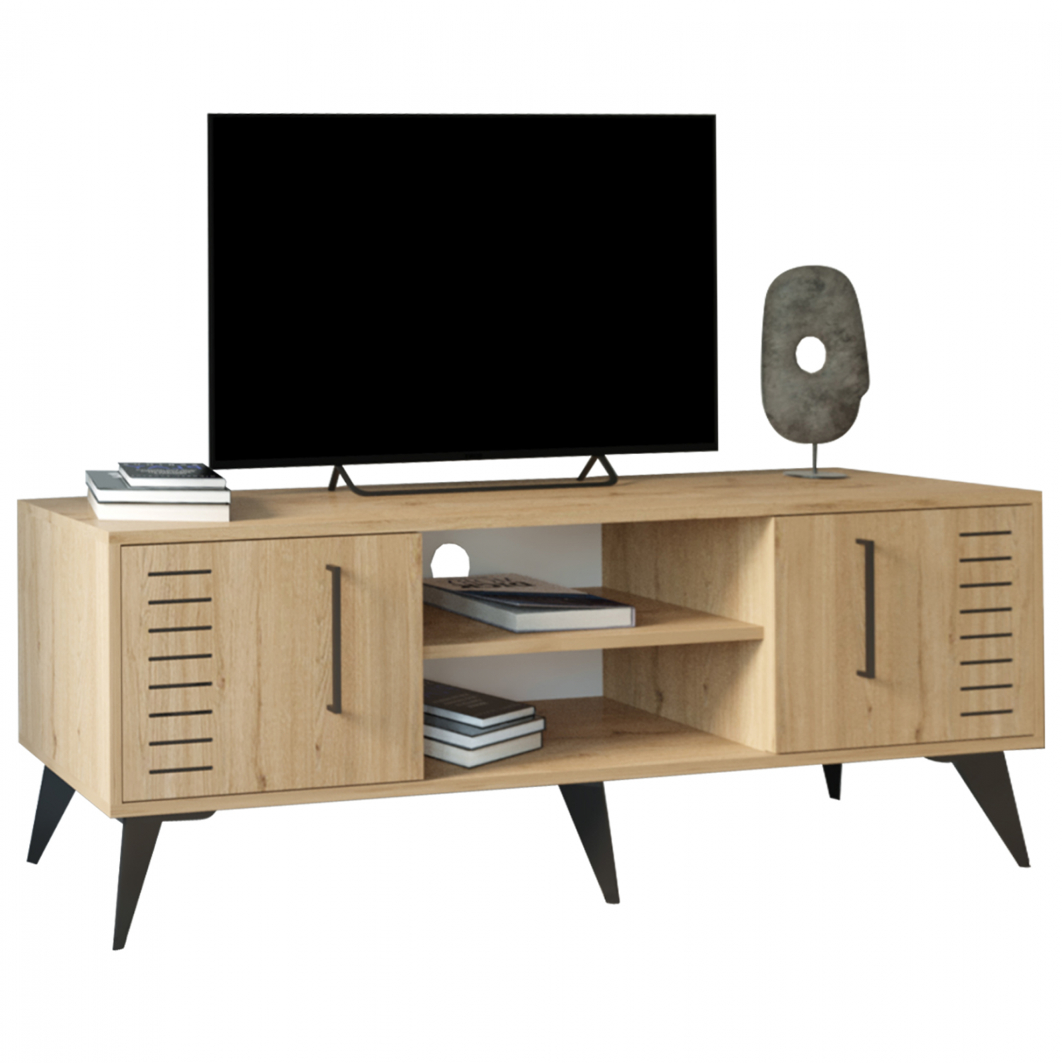 Έπιπλο τηλεόρασης σε sonoma χρώμα 160x35x57