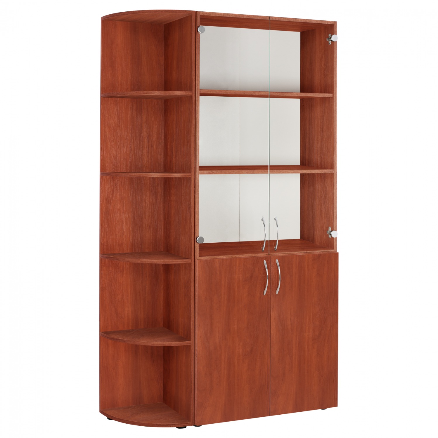 Βιβλιοθήκη γραφείου “DEVON” σε χρώμα apple wood 105x37x182