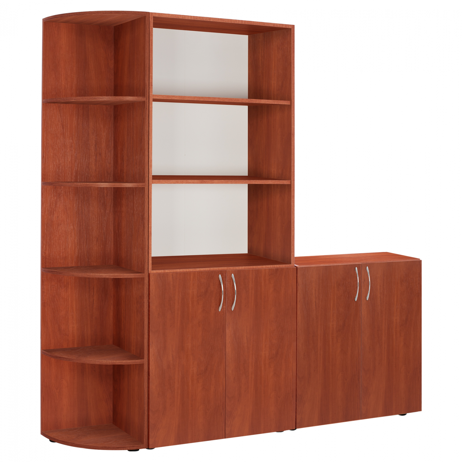 Βιβλιοθήκη γραφειού “DEVON” σε χρώμα apple wood 176x37x182