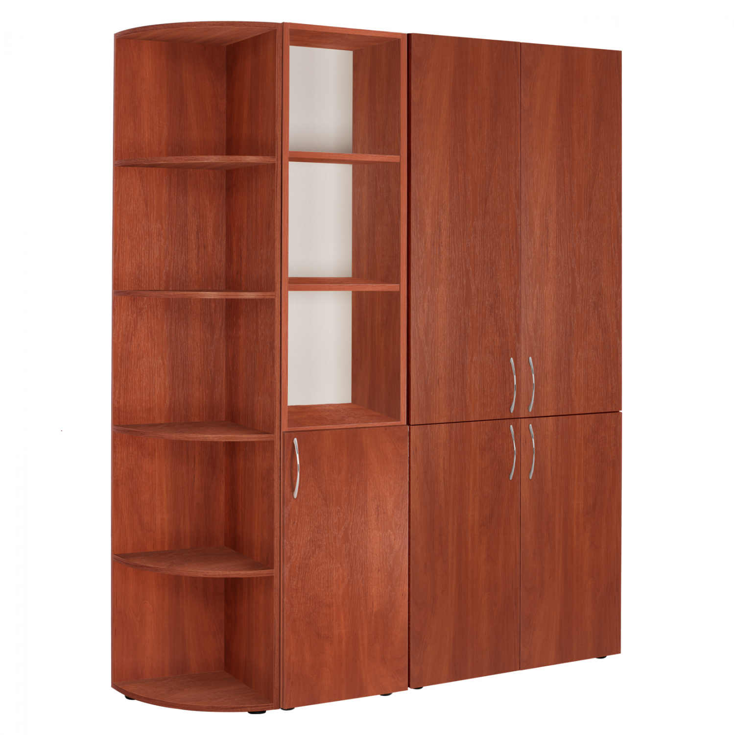 Βιβλιοθήκη γραφείου “DEVON” σε χρώμα apple wood 140x37x182