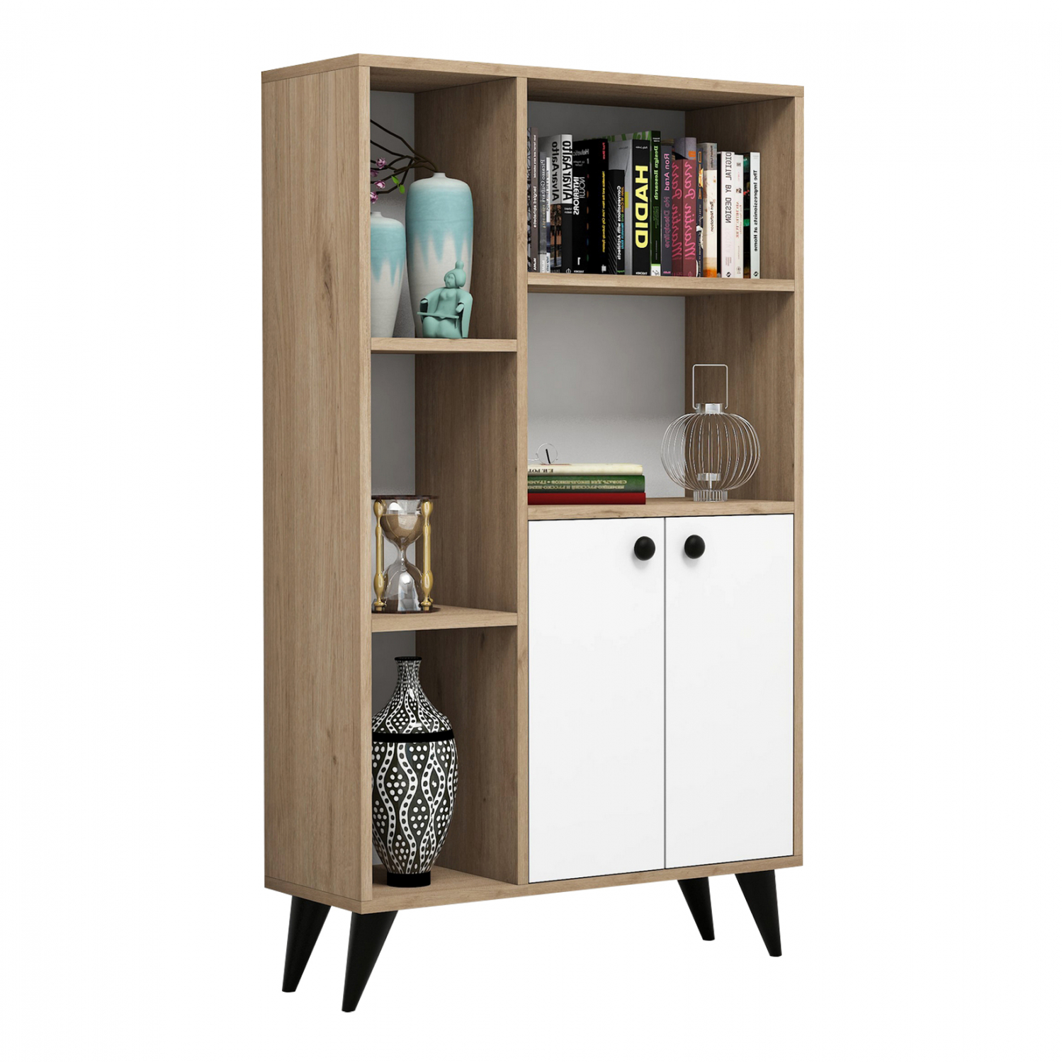 Βιβλιοθήκη σε χρώμα sonoma 80x30x138,6