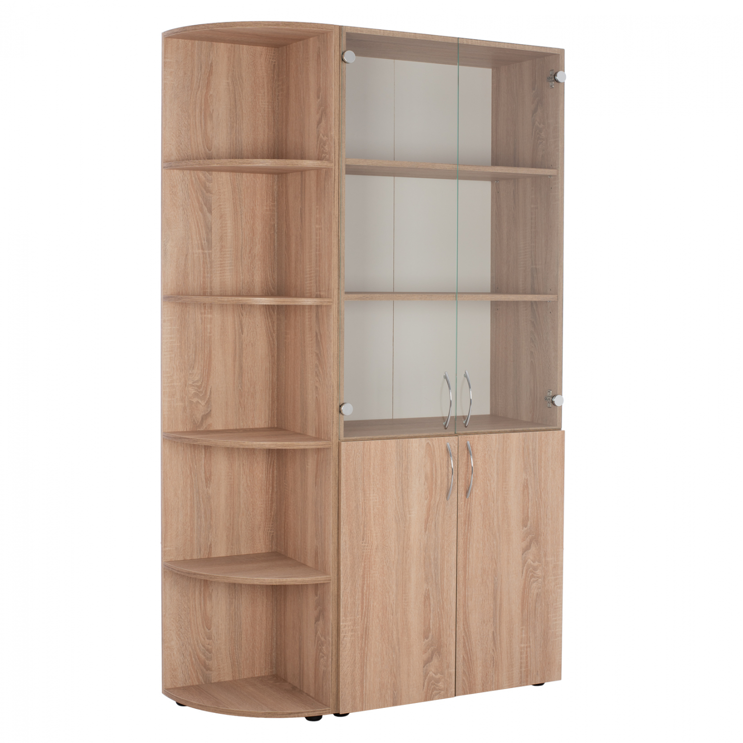 Βιβλιοθήκη γραφείου σε χρώμα sonoma 105x37x182