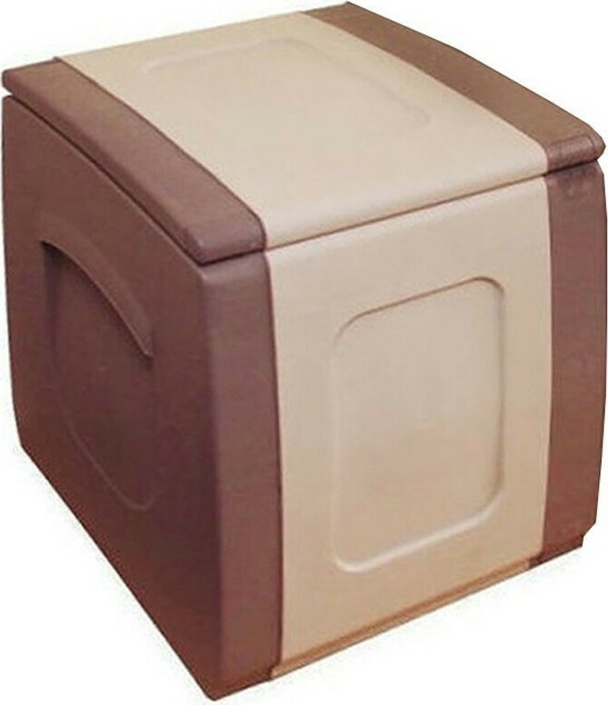 Μπαούλο “COMPACT” μονό σε καφέ χρώμα 50x54x57