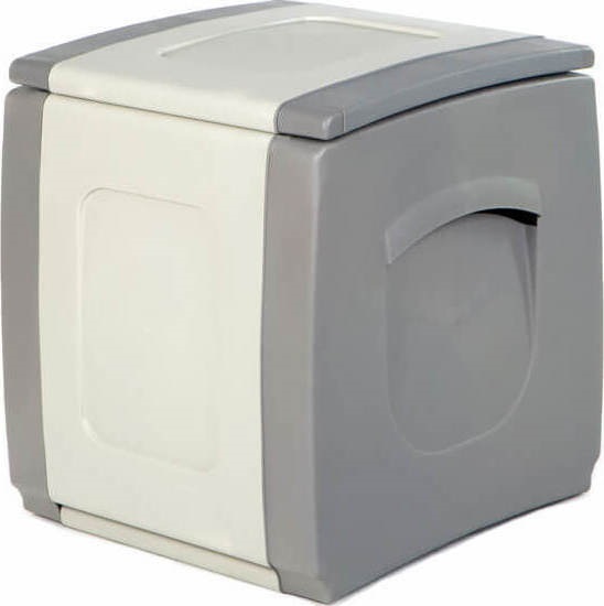 Μπαούλο “COMPACT” μονό σε ανθρακί-γκρι χρώμα 50x54x57