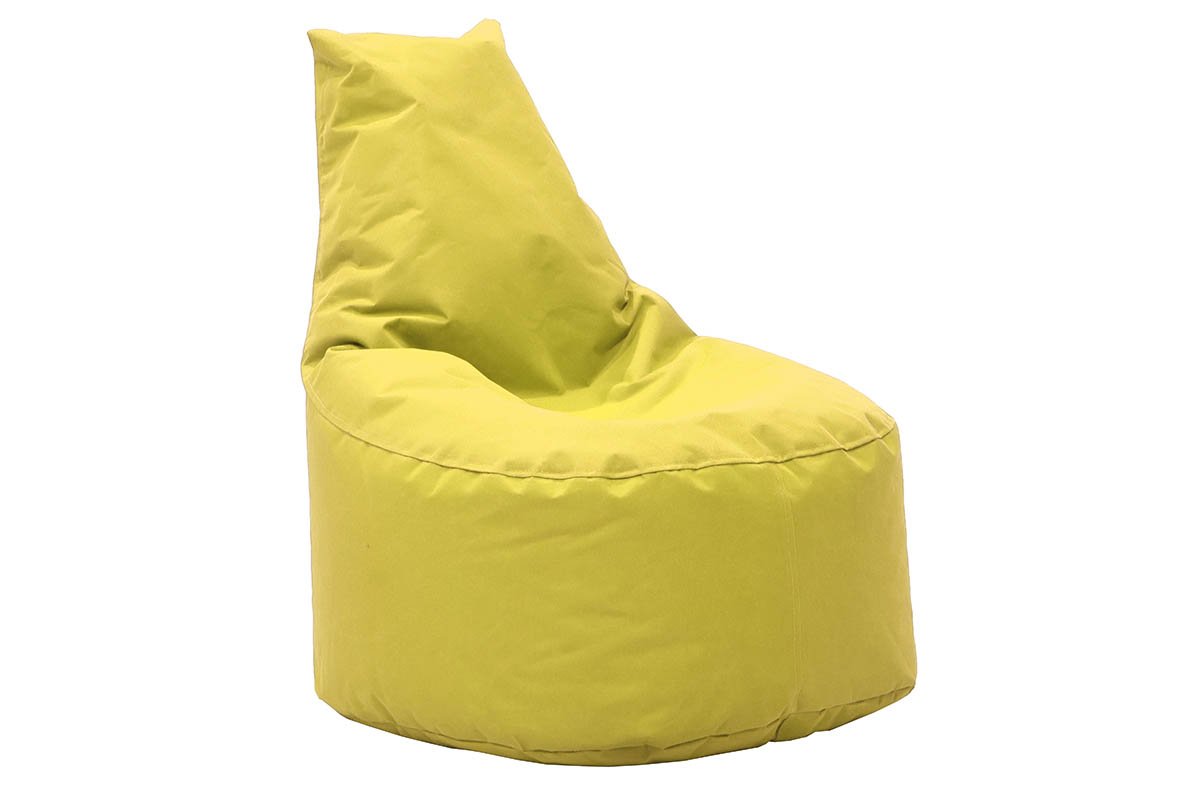 Πουφ πολυθρόνα “NORM” υφασμάτινο σε χρώμα κίτρινο 65x55x75