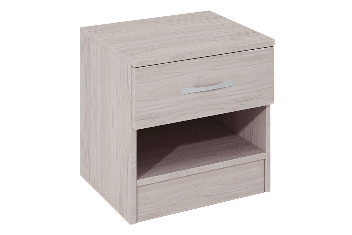 Κομοδίνο “DECO 112” με ένα συρτάρι χρώμα φυσικό 40×35,5×41