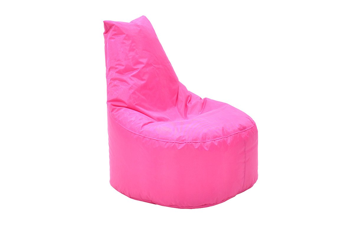 Πουφ πολυθρόνα “NORM PRO” υφασμάτινο σε χρώμα ροζ 70x60x75