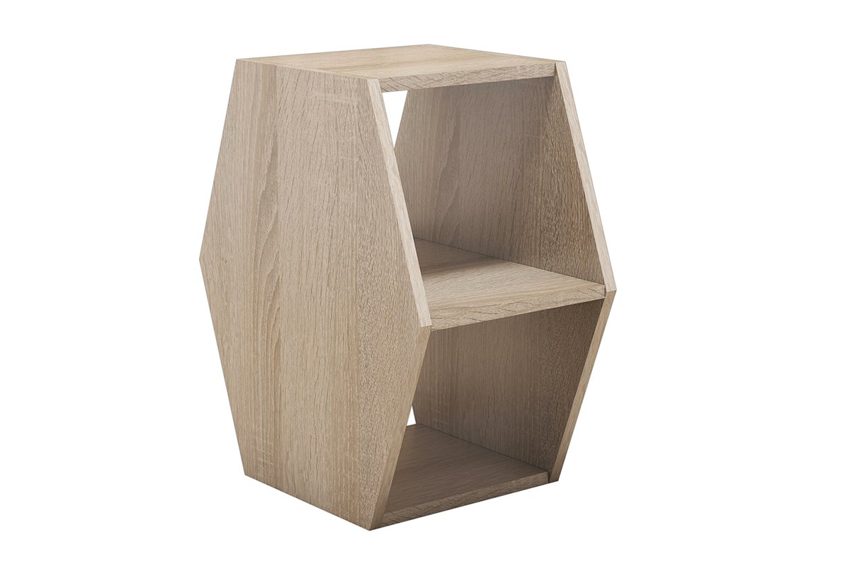 Βοηθητικό τραπεζάκι «GIFT» σε χρώμα sonoma 60x33x52