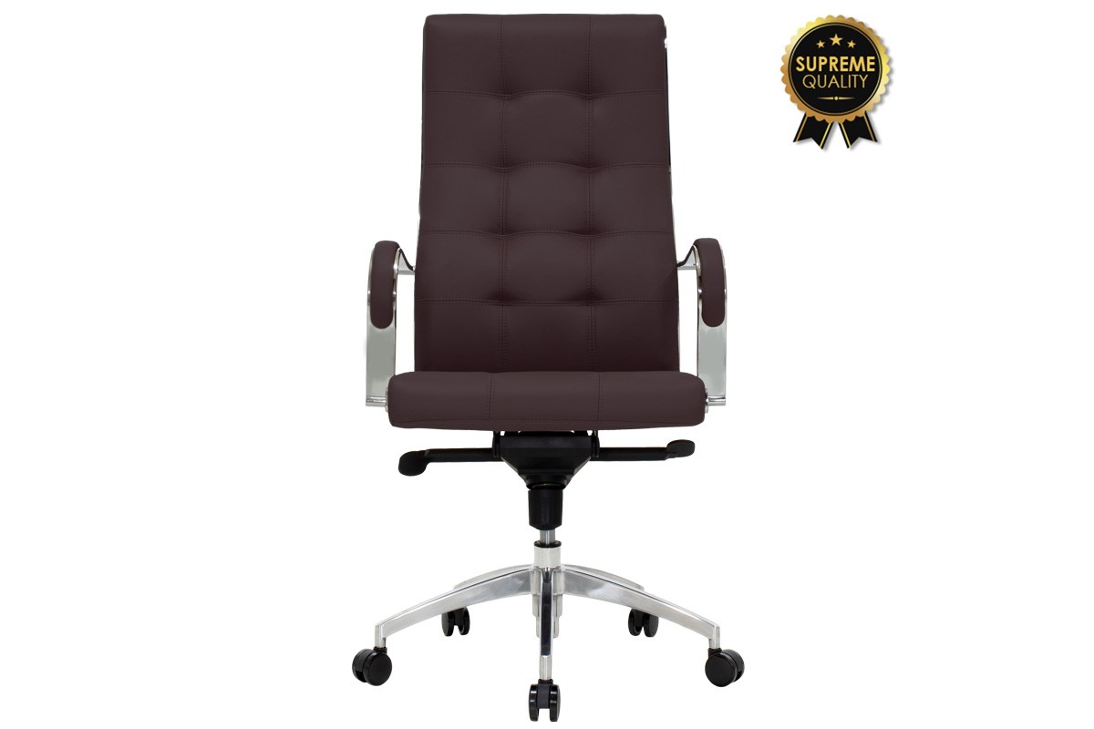 Πολυθρόνα διευθυντή “ALABAMA SUPREME QUALITY” σε καφέ χρώμα 61x60x122/130