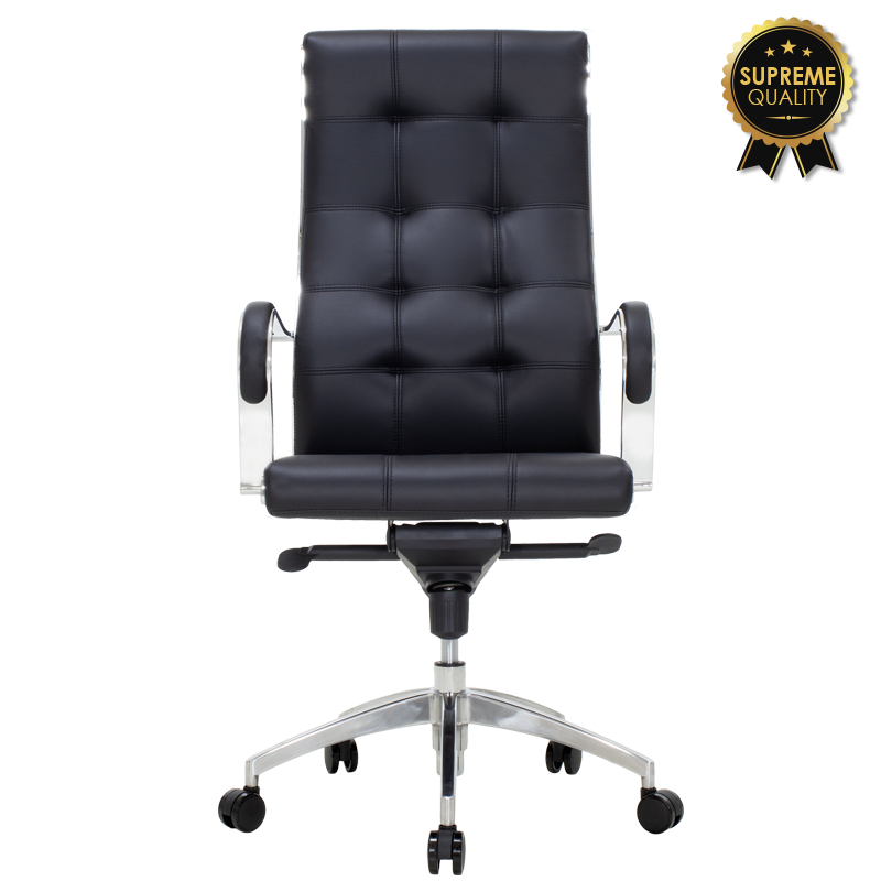 Πολυθρόνα διευθυντή “ALABAMA SUPREME QUALITY” σε μαύρο χρώμα 61x60x122/130