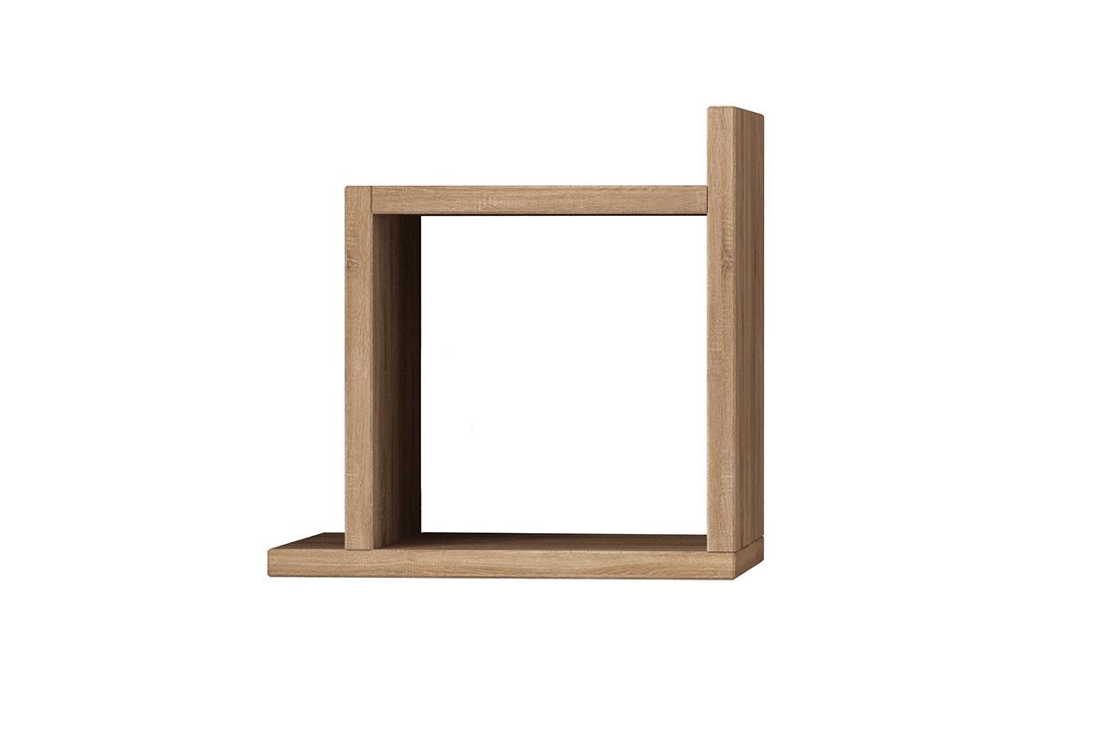 Eπιτοίχιο ράφι “KUTU” σε χρώμα φυσικό 30x22x30
