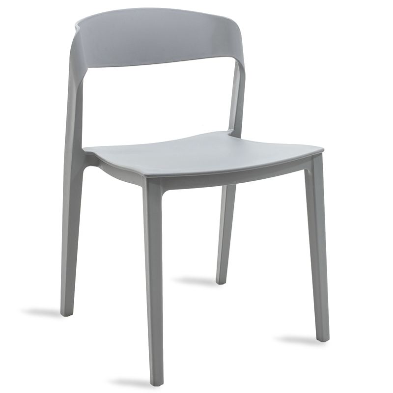 Καρέκλα “PONGO” pp+ uv προστασία σε χρώμα γκρι 47x50x77.50