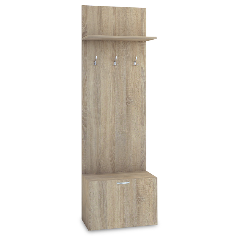 Έπιπλο εισόδου “OLIVE” χρώμα sonoma 60x30x190εκ