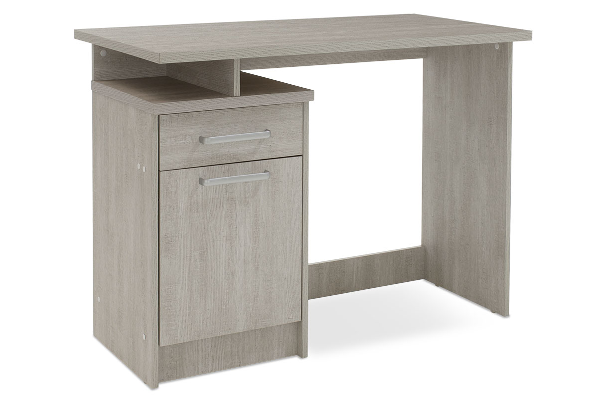 Γραφείο εργασίας “LOONEY” σε χρώμα white wash 100x55x75