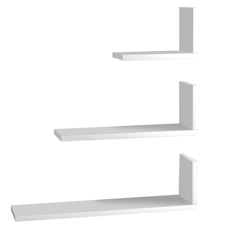 Ραφιέρα τοίχου 3 τμχ σε χρώμα 60×14,5×66,5