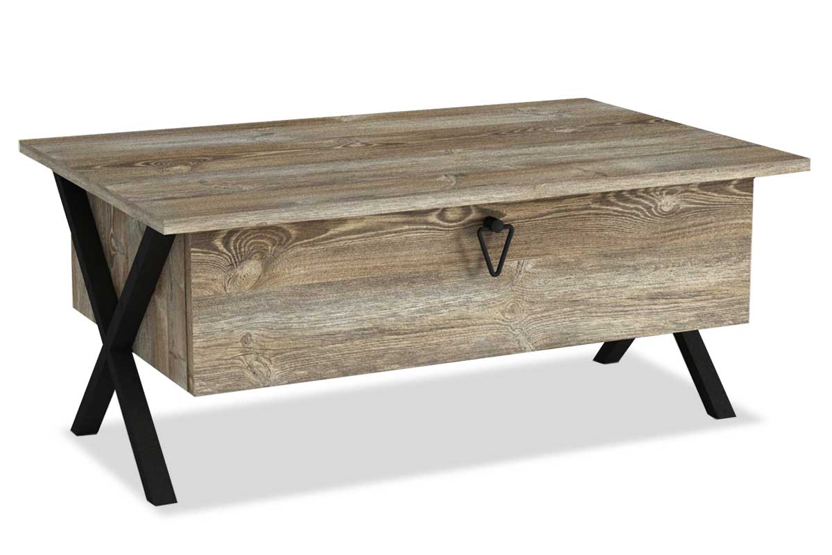 Τραπεζάκι σαλονιού σε χρώμα μπεζ 90x60x39