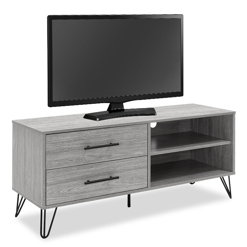 Έπιπλο τηλεόρασης «SPOOK» χρώμα grey oak 120x40x51,5
