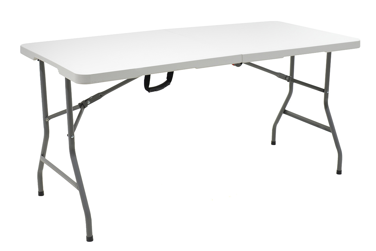 Τραπέζι catering “RODEO” πτυσσόμενο σε χρώμα λευκό 183x76x74