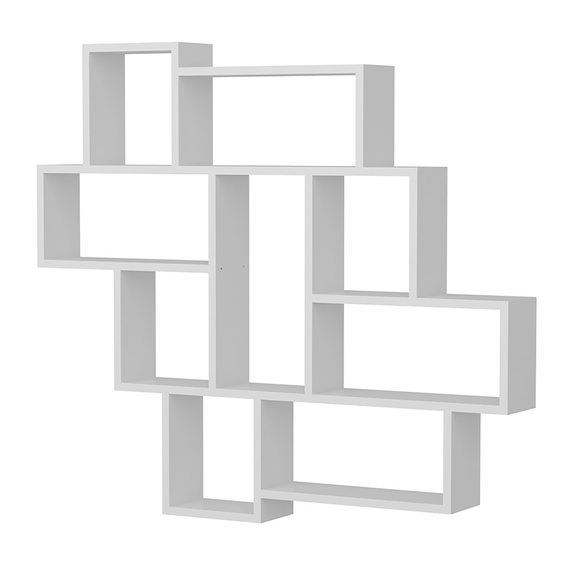 Ραφιέρα τοίχου “PWF-0245” σε χρώμα λευκό 115,5×14,5×103,5