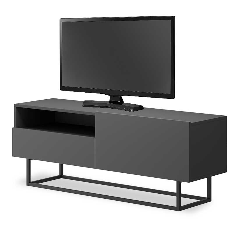 Έπιπλο τηλεόρασης “ENJOY” σε χρώμα ανθρακί 120x37x47