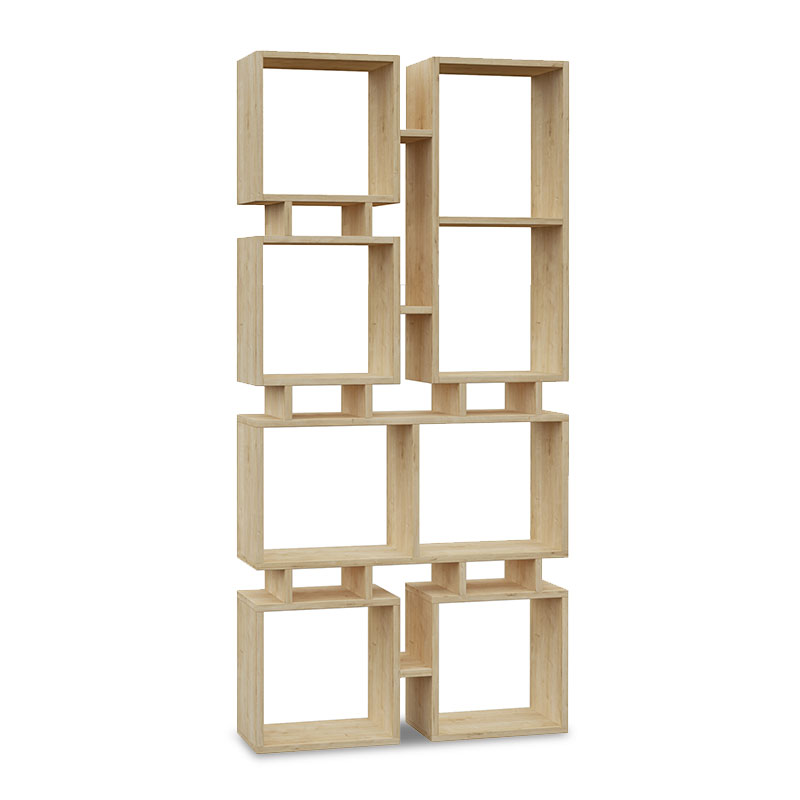 Βιβλιοθήκη «RAIL» σε χρώμα light oak 79x24x166,5