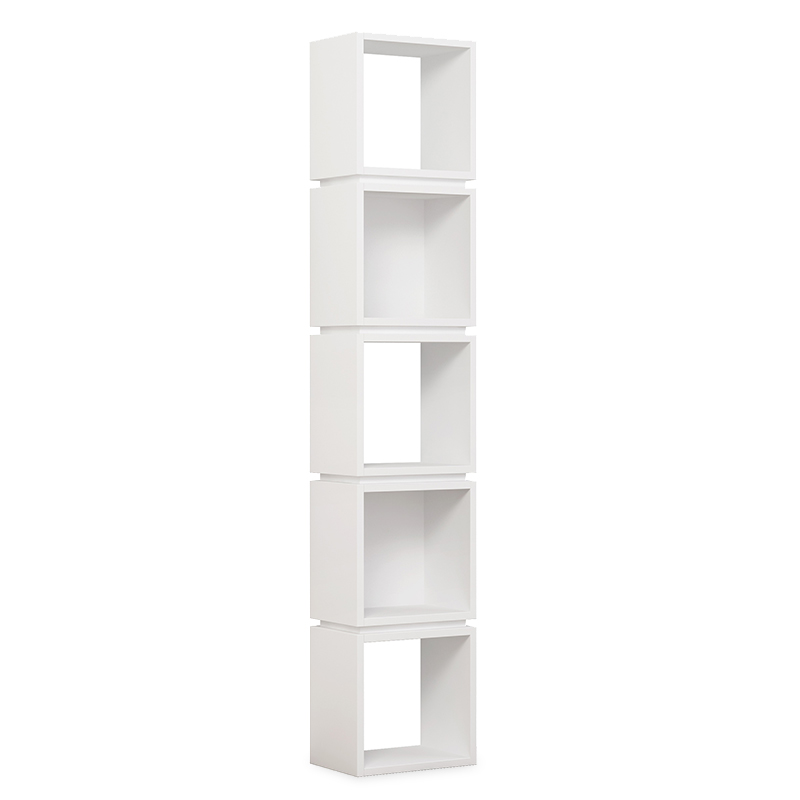 Βιβλιοθήκη-στήλη “MULTI” σε χρώμα λευκό 32x22x167