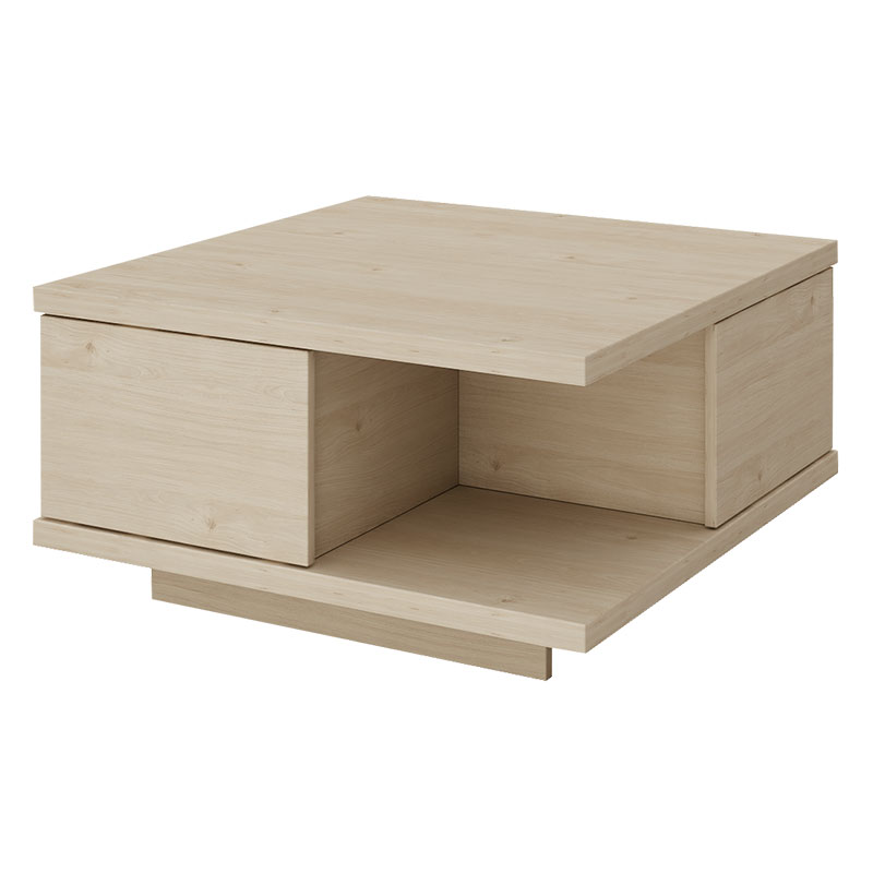 Τραπεζάκι σαλονιού “SQUARE” σε φυσικό χρώμα 75x75x40