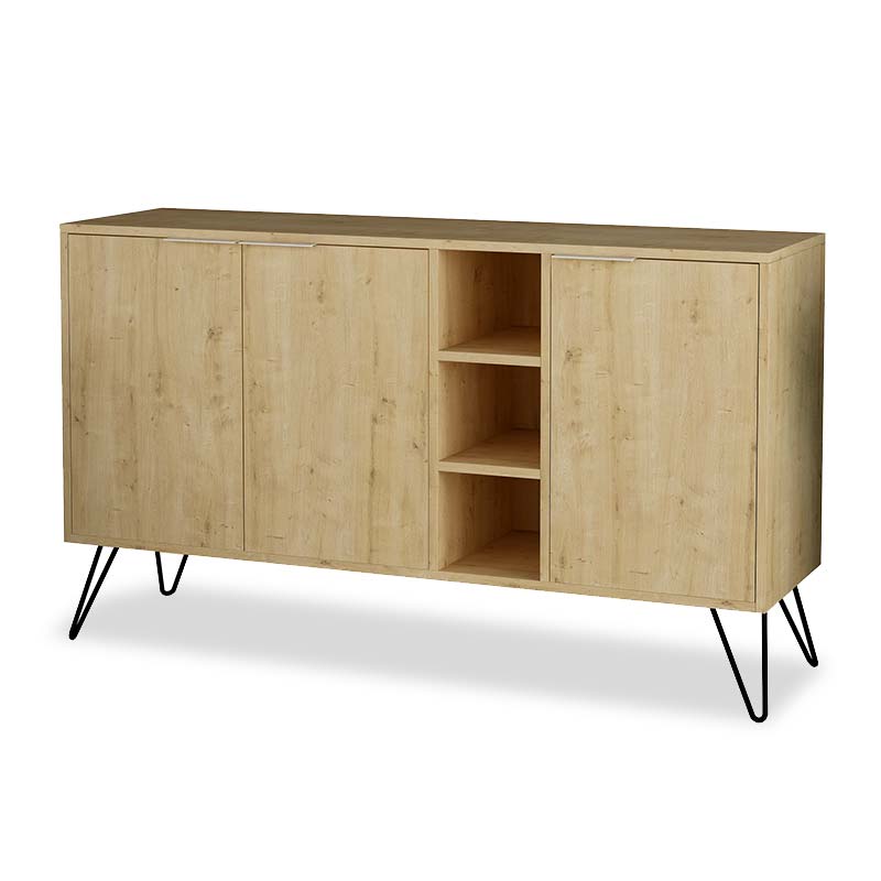 Μπουφές “CLARA” σε χρώμα lilght oak 142×35.5×82